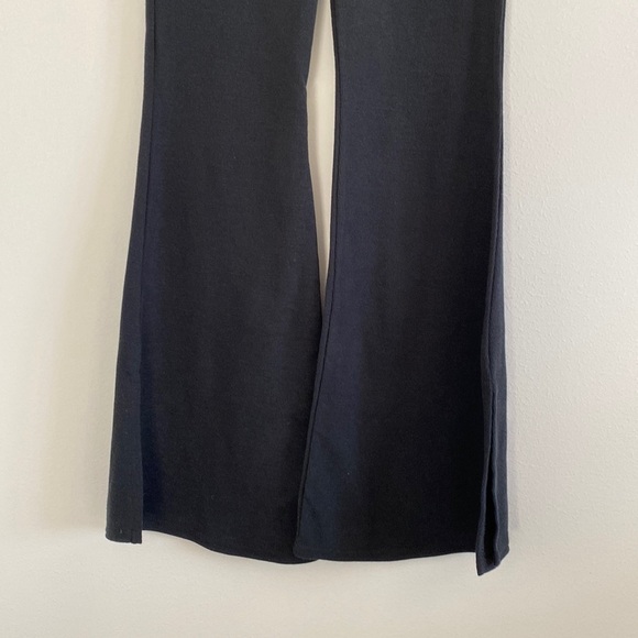 Nasty Gal Ribbed Pants Size 4 Black - Picture 3 of 9